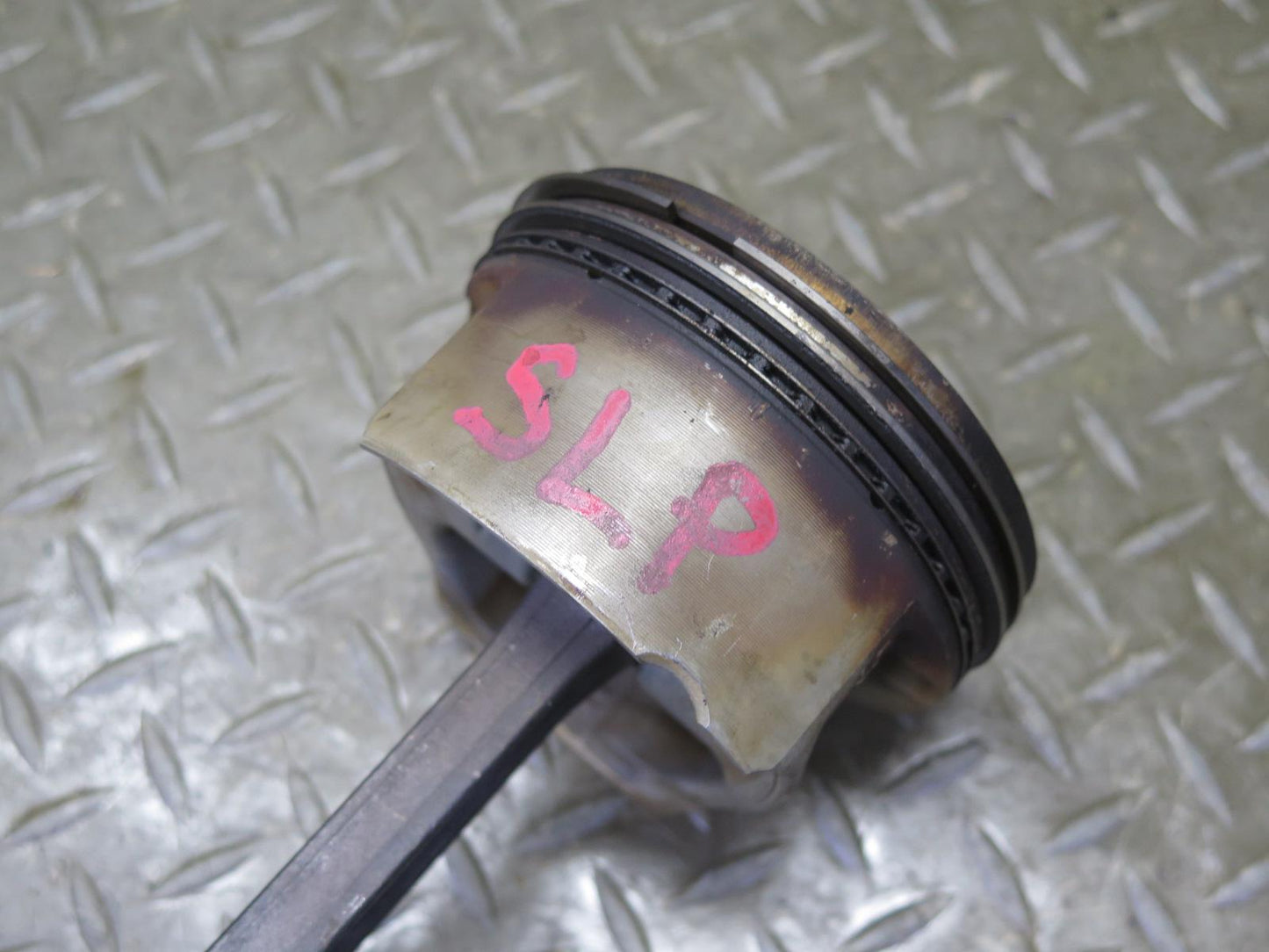 03-06 Mercedes R230 SL500 M113.963 Engine Piston w Connecting Rod 130K OEM