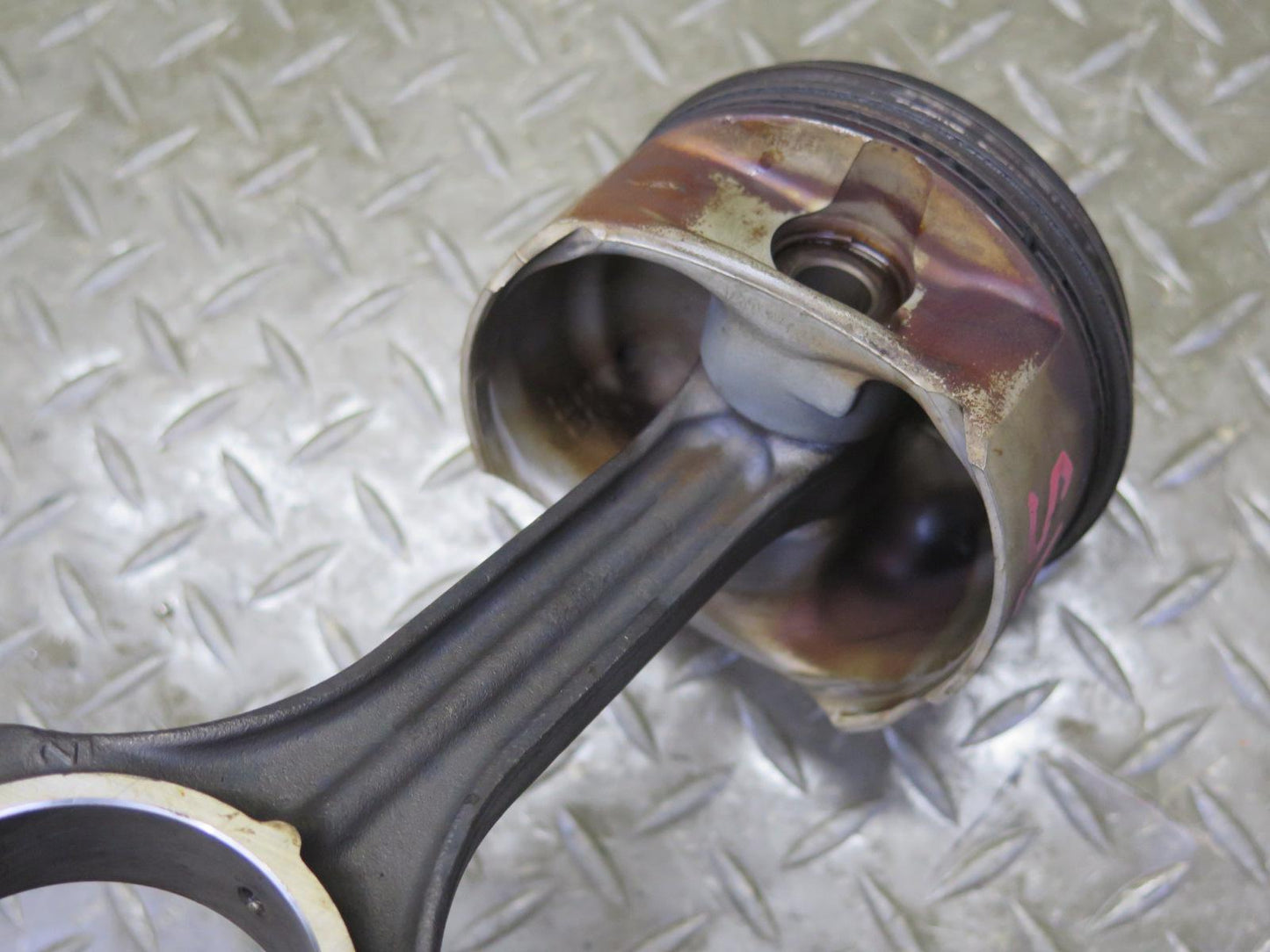 03-06 Mercedes R230 SL500 M113.963 Engine Piston w Connecting Rod 130K OEM