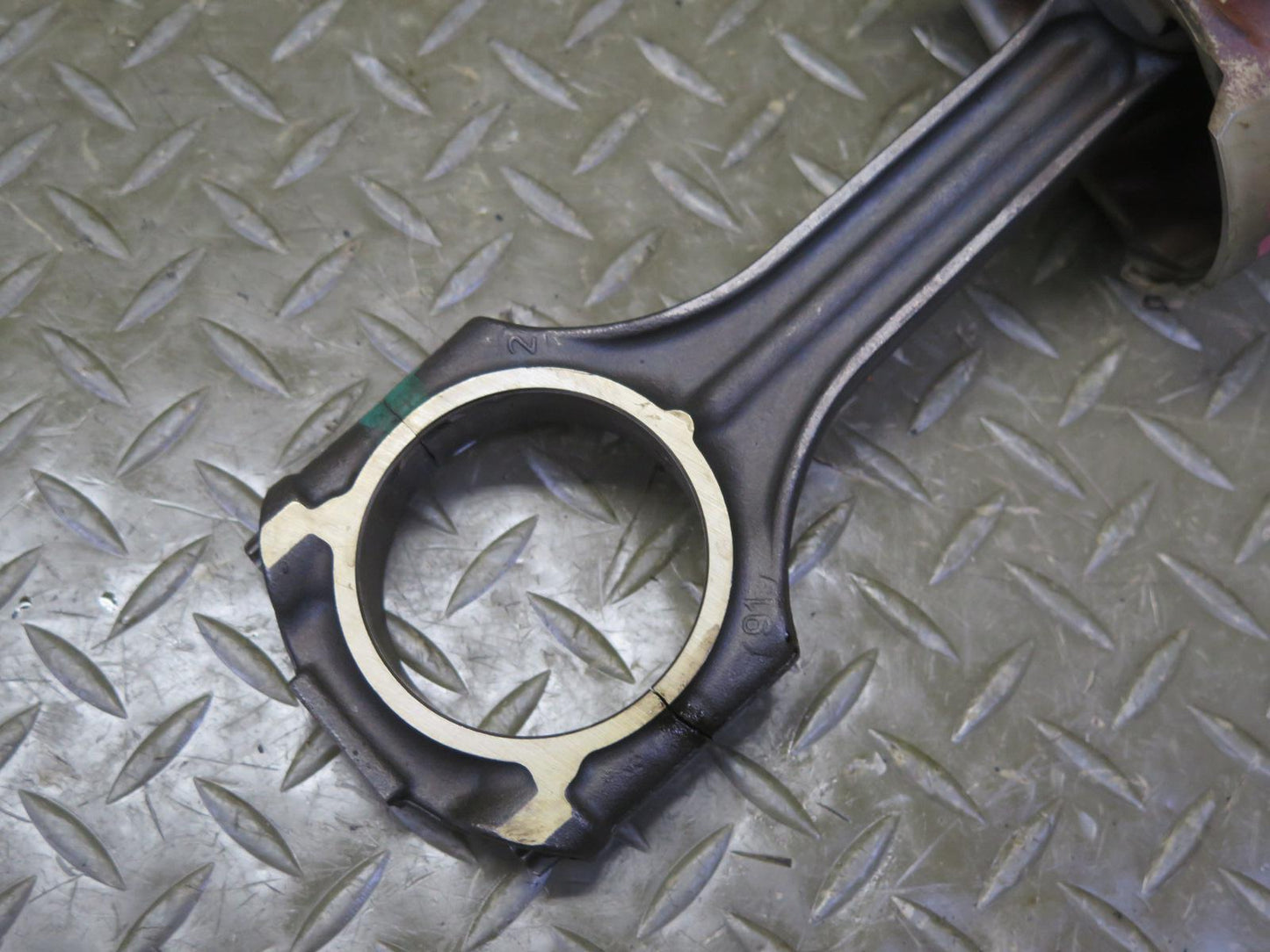 03-06 Mercedes R230 SL500 M113.963 Engine Piston w Connecting Rod 130K OEM