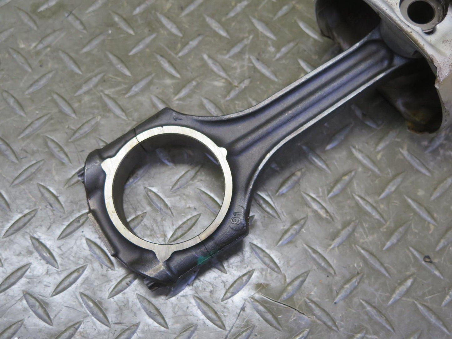 03-06 Mercedes R230 SL500 M113.963 Engine Piston w Connecting Rod 130K OEM