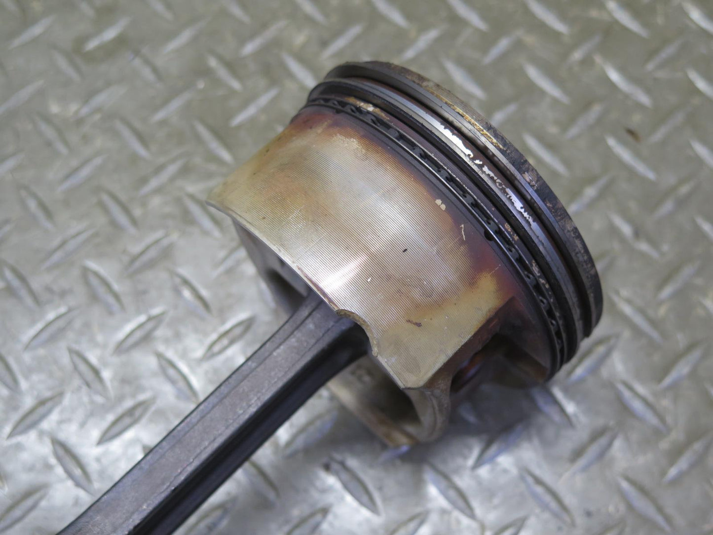 03-06 Mercedes R230 SL500 M113.963 Engine Piston w Connecting Rod 130K OEM