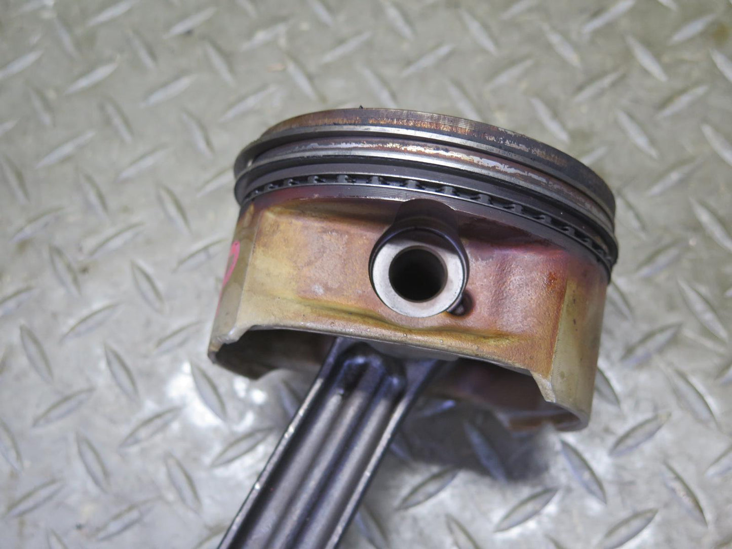 03-06 Mercedes R230 SL500 M113.963 Engine Piston w Connecting Rod 130K OEM