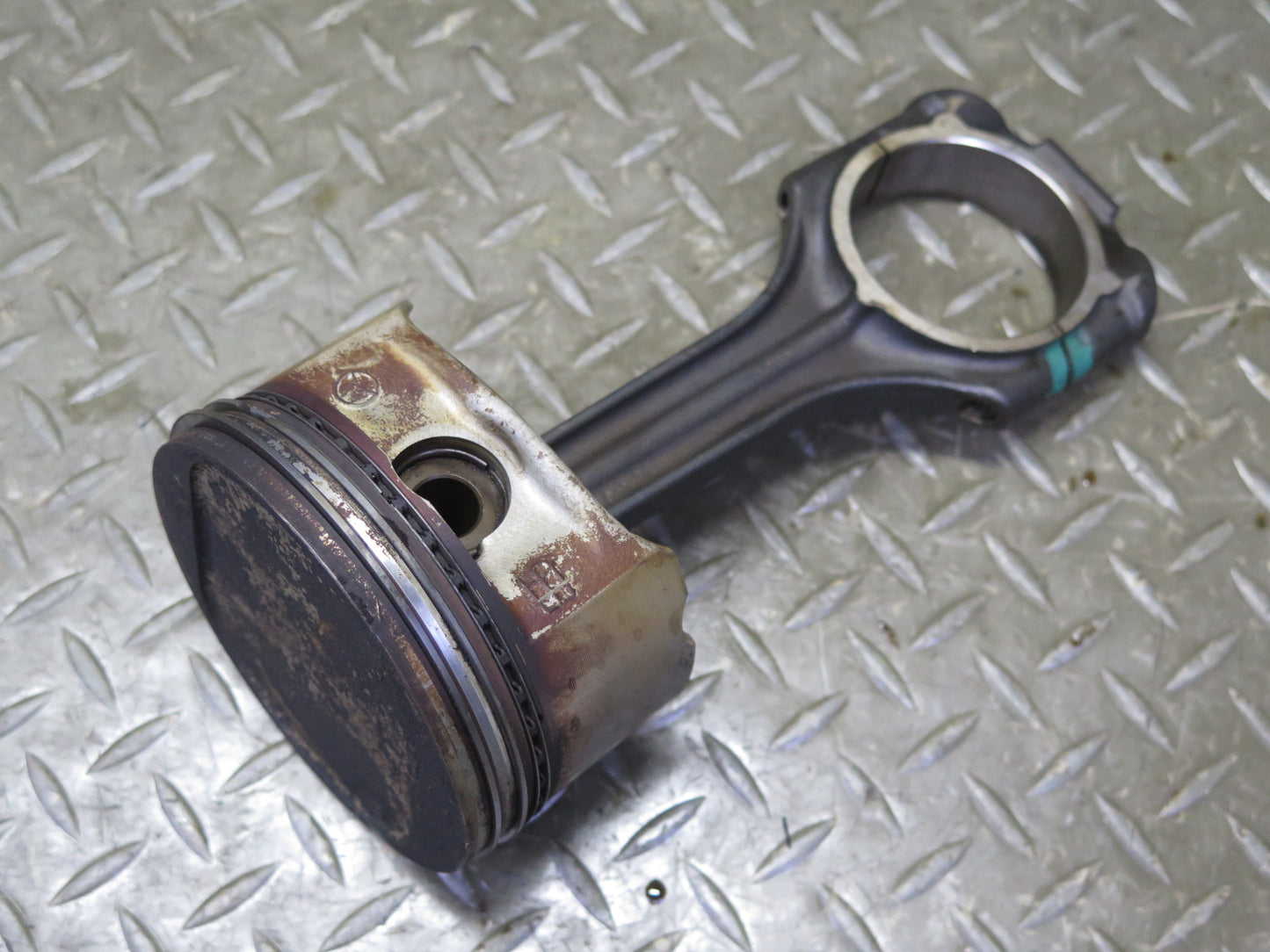 03-06 Mercedes R230 SL500 M113.963 Engine Piston w Connecting Rod 130K OEM