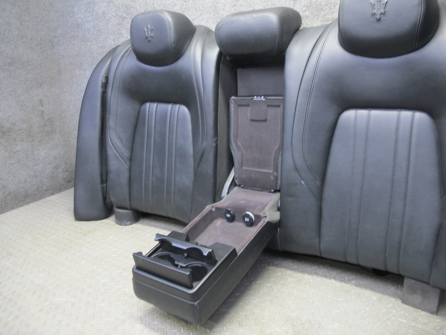 2014-2017 Maserati Ghibli M157 SQ4 Front & Rear Seat Set Leather Black