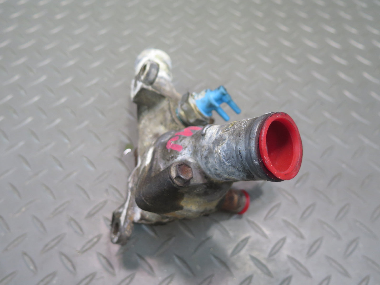 88-89 Toyota MR2 AW15 NA Engine Thermostat Housing w Sensors OEM