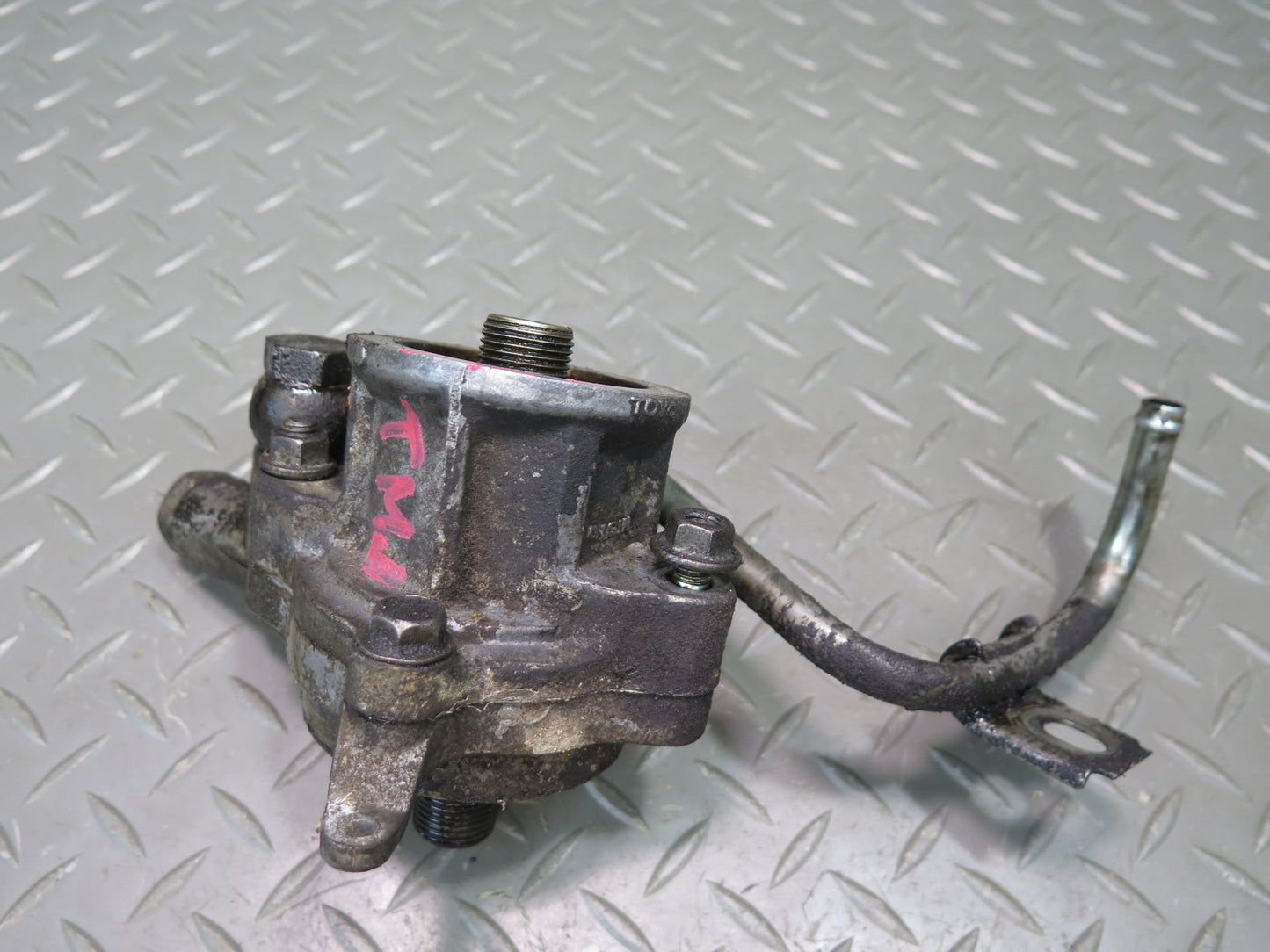 88-89 Toyota MR2 AW15 4AGELC Engine Oil Cooler Heat Exchanger OEM