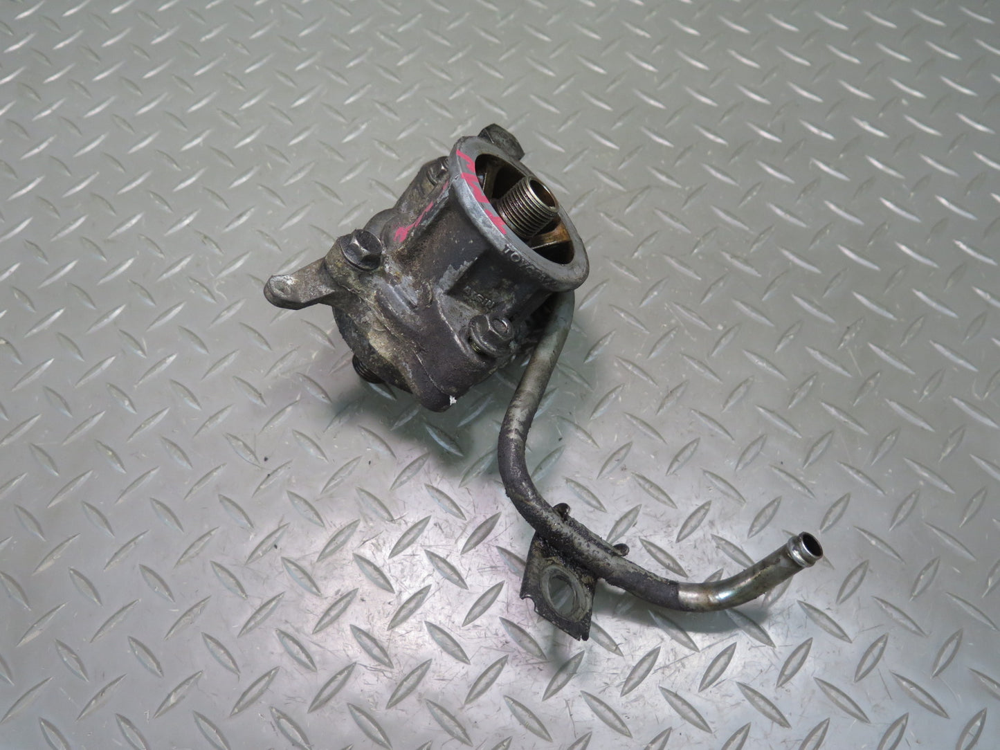88-89 Toyota MR2 AW15 4AGELC Engine Oil Cooler Heat Exchanger OEM