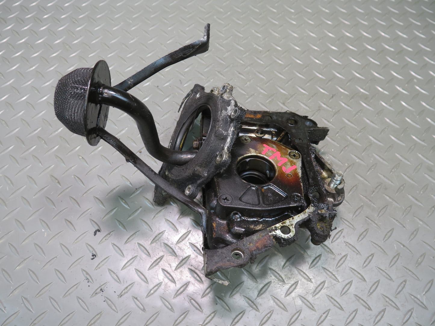 85-89 Toyota MR2 AW15 4AGELC NA Engine Oil Pump w Oil Pickup & Seal Retainer OEM