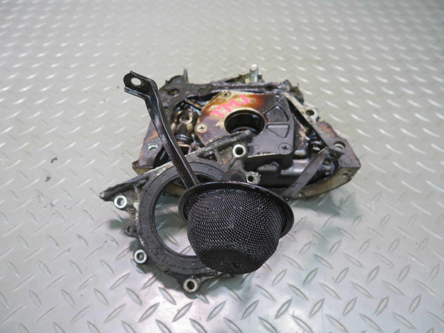 85-89 Toyota MR2 AW15 4AGELC NA Engine Oil Pump w Oil Pickup & Seal Retainer OEM