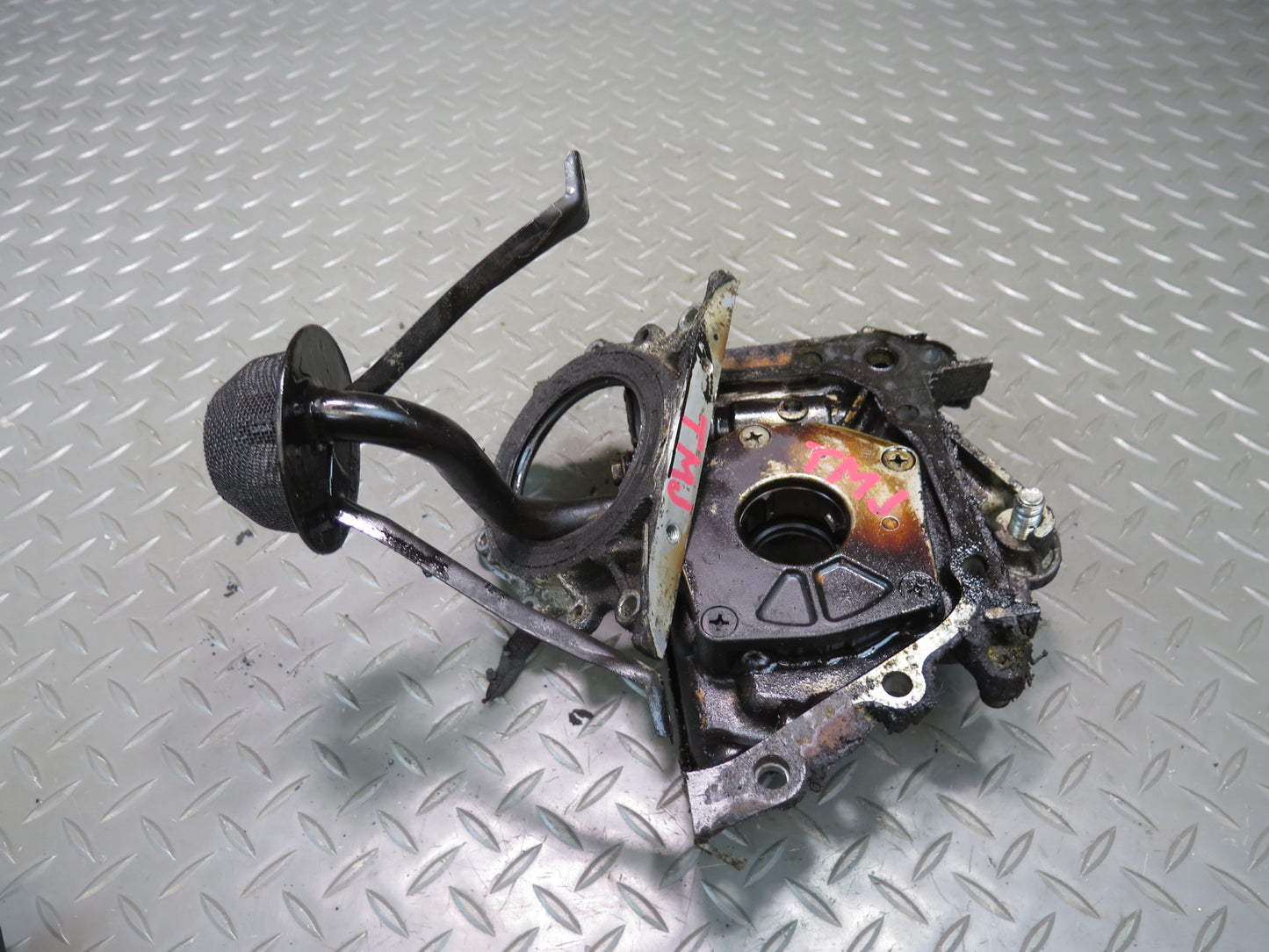 85-89 Toyota MR2 AW15 4AGELC NA Engine Oil Pump w Oil Pickup & Seal Retainer OEM