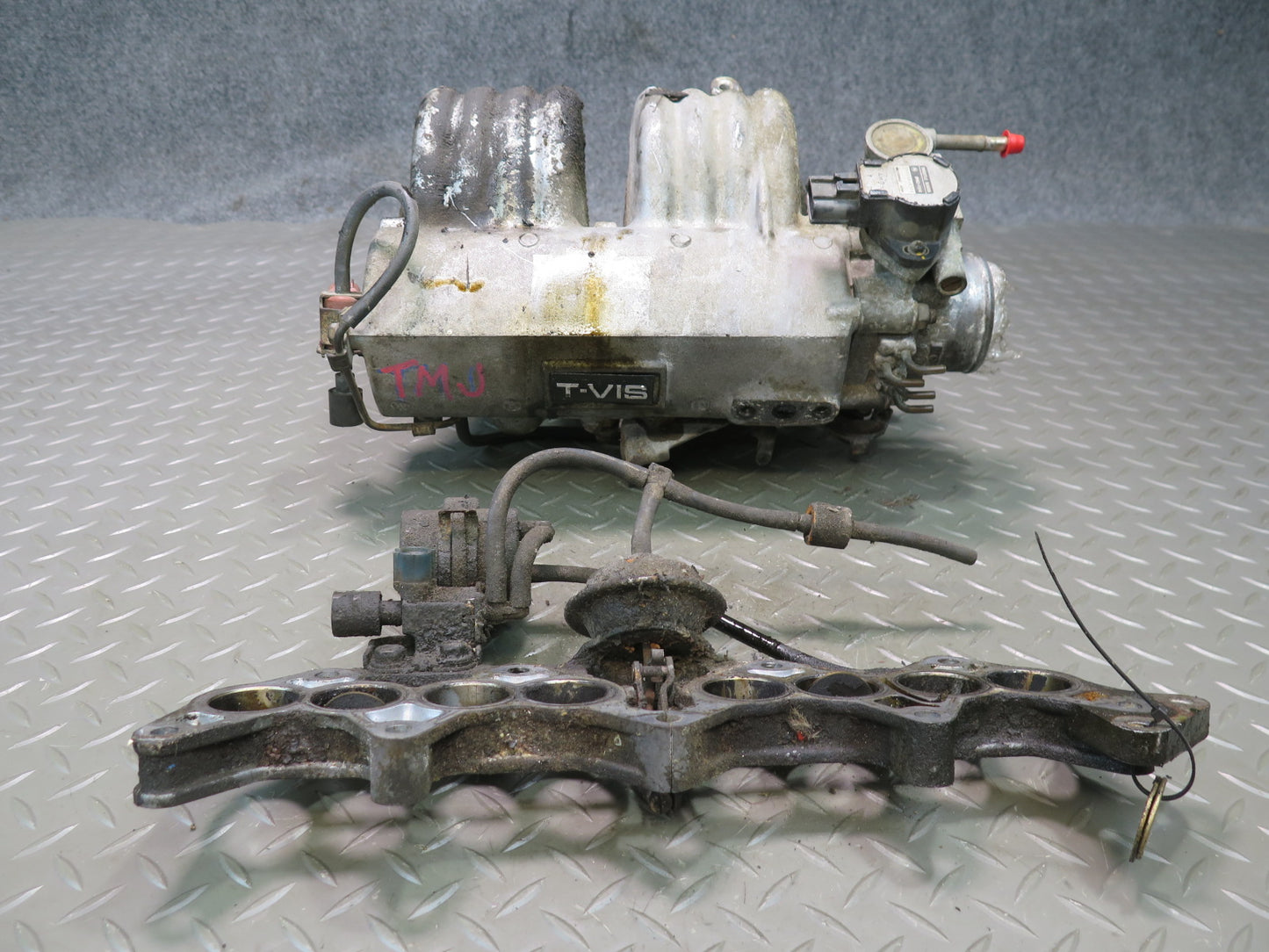 88-89 Toyota MR2 AW15 4AGE Tvis Intake Manifold w Throttle Body & Intake Spacer