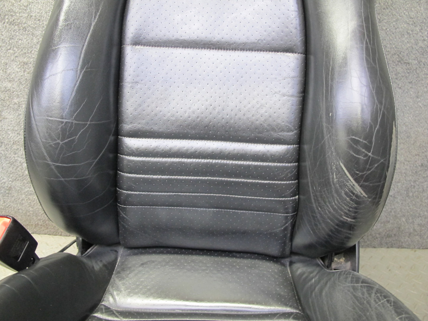 2001-2004 Porsche Boxster 986 Front Left & Right Sport Leather Seat Black Set