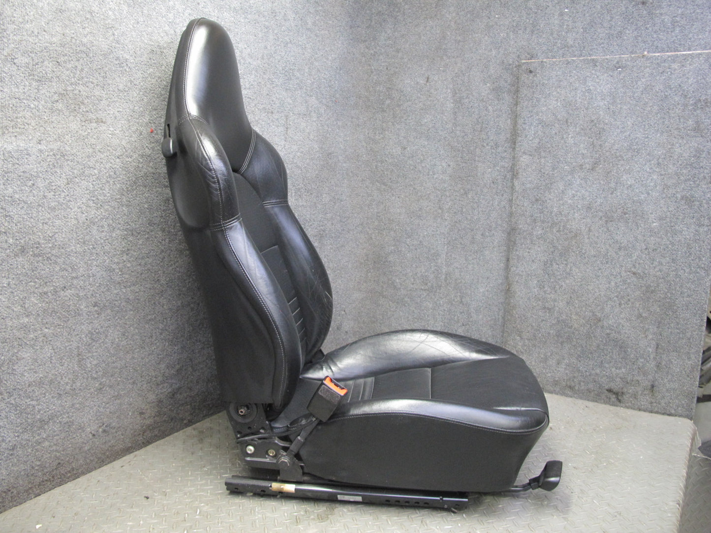 2001-2004 Porsche Boxster 986 Front Left & Right Sport Leather Seat Black Set