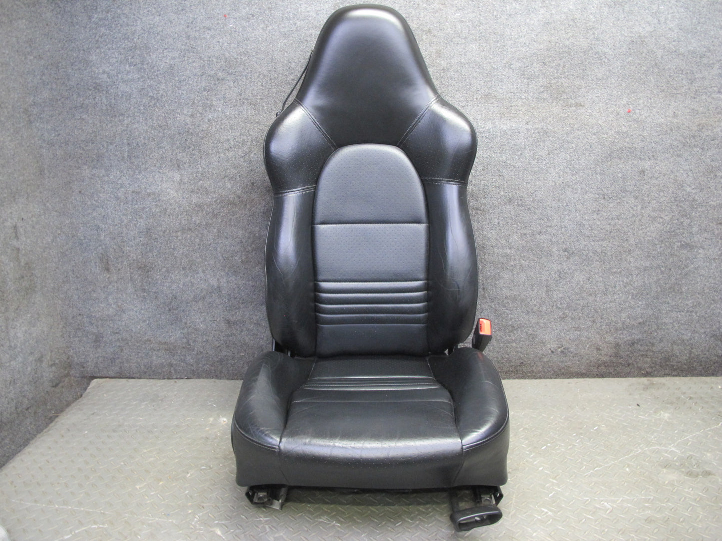2001-2004 Porsche Boxster 986 Front Left & Right Sport Leather Seat Black Set