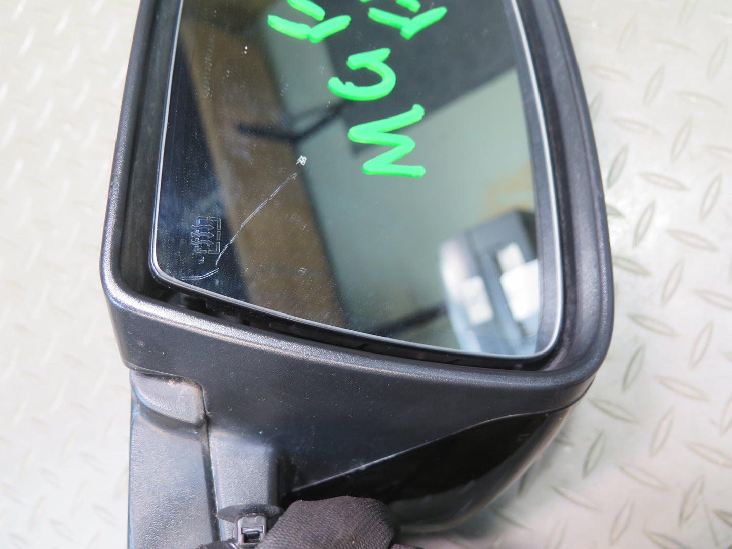 2014-2017 Maserati Ghibli M157 Front Left Door Exterior Side View Mirror Black