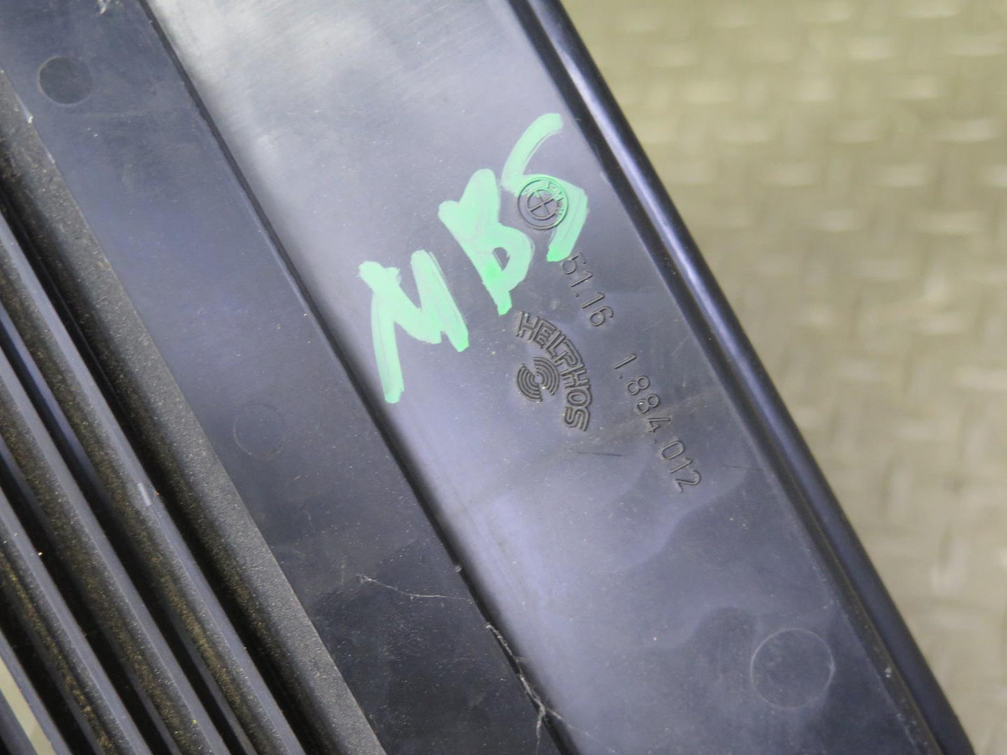 83-87 BMW E24 633CSI Dash Center Console Shifter Trim w Switch Black OEM