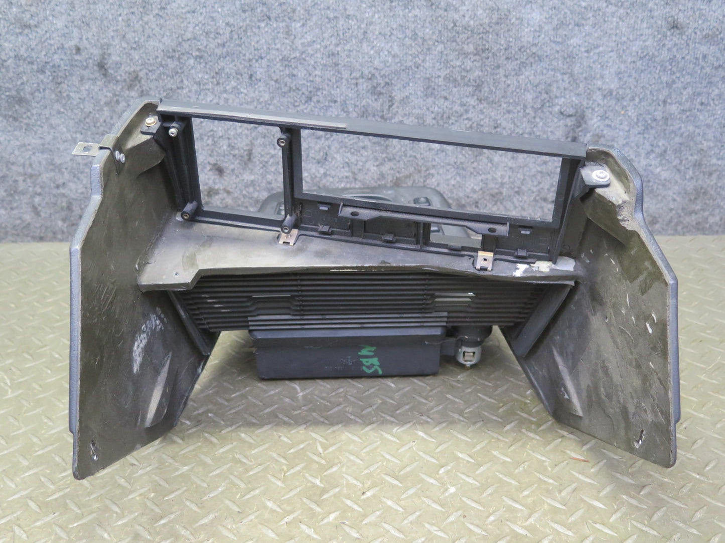 83-87 BMW E24 633CSI Dash Center Console Shifter Trim w Switch Black OEM