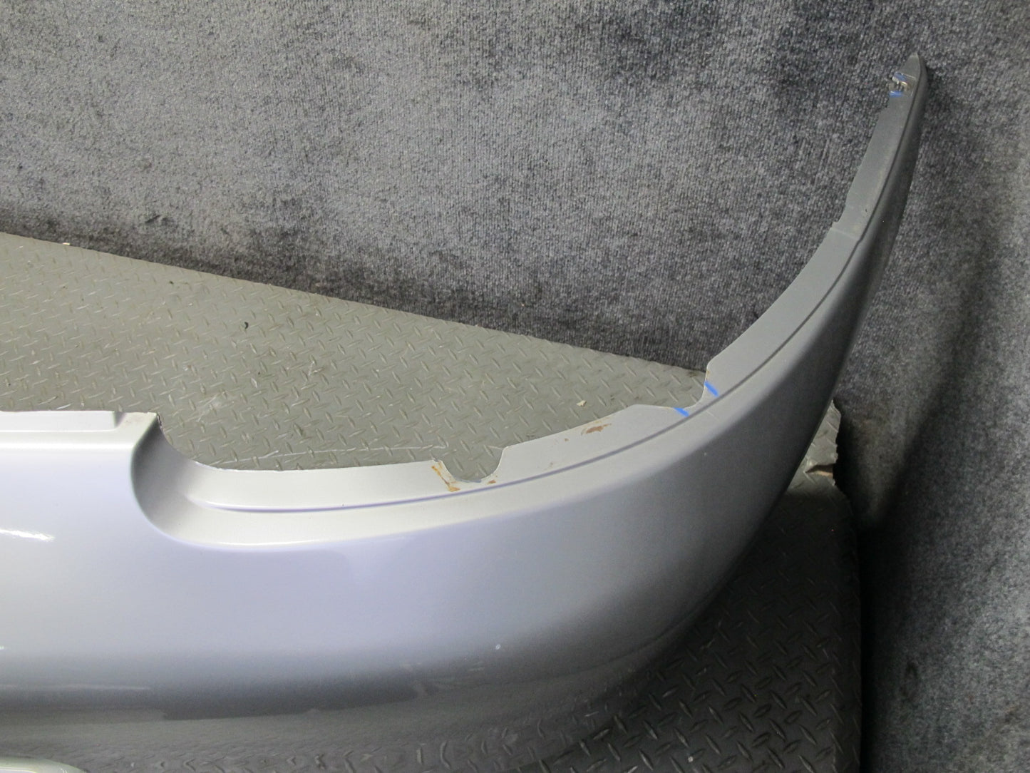 1997-2002 Porsche Boxster 986 Rear Bumper Cover Panel Silver 98650541101