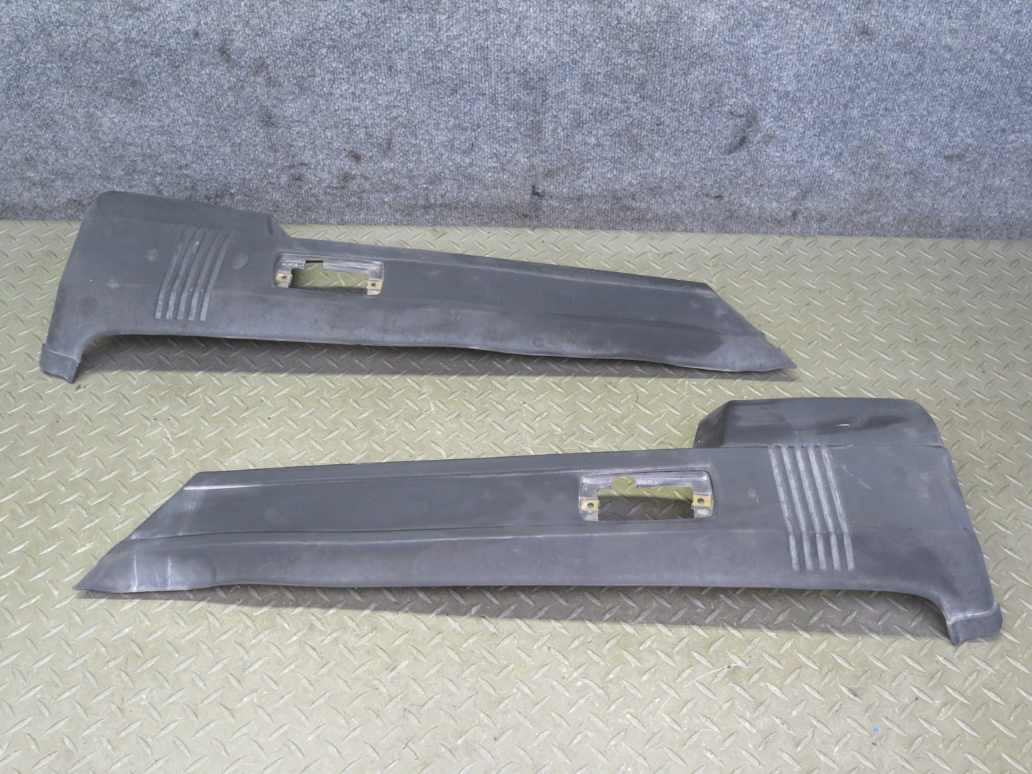 78-87 BMW E24 633CSi Set of 2 Rear Bumper Left & Right Side Trim Cover Panel OEM