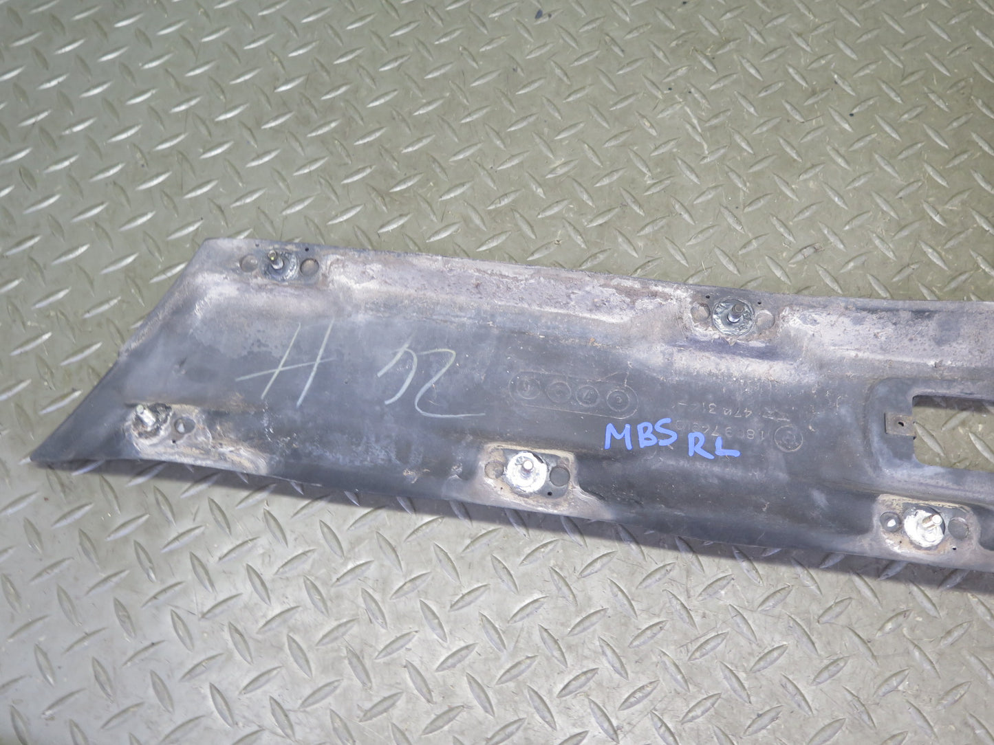 78-87 BMW E24 633CSi Set of 2 Rear Bumper Left & Right Side Trim Cover Panel OEM