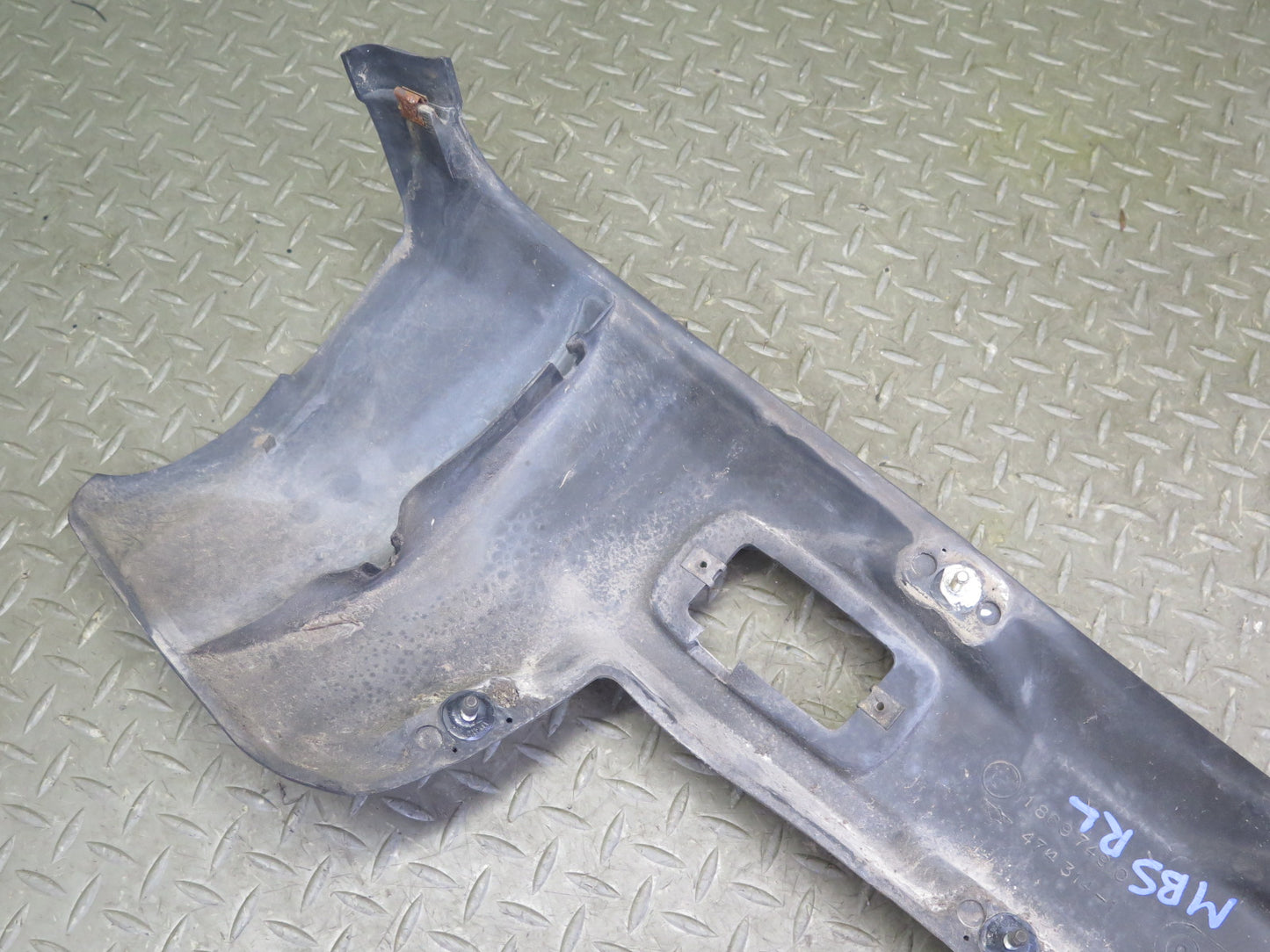 78-87 BMW E24 633CSi Set of 2 Rear Bumper Left & Right Side Trim Cover Panel OEM