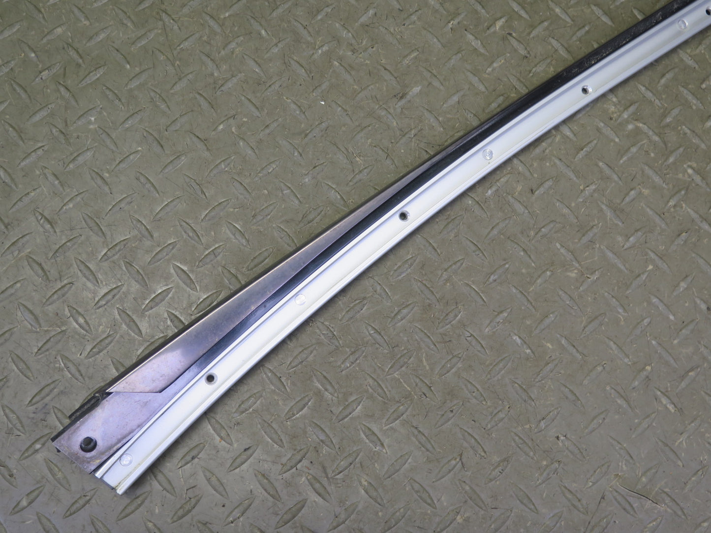 94-02 Mercedes R129 Left Door Window Roof Hard TOP Chrome Trim Molding Set OEM