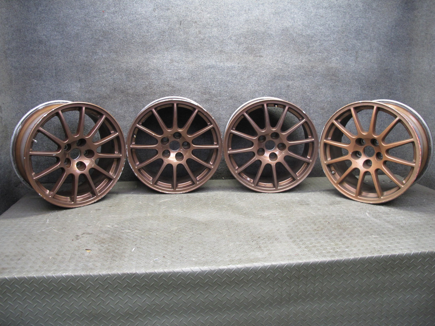08-15 Mitsubishi Lancer Evolution Set of 4 Enkei R18" Wheel Rim 18X8.5J ET38 OEM