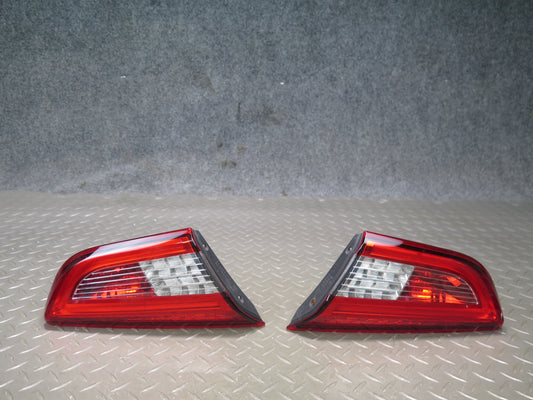 14-20 Maserati Ghibli M157 Rear Left Right Side Inner Trunk Tail Light Lamp Set