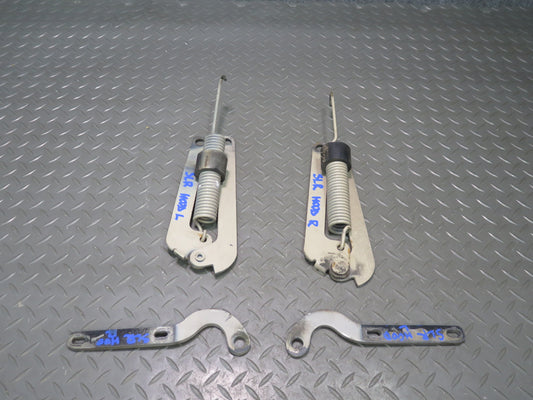 73-89 Mercedes R107 Front Left & Right Hood Hinge & Lift Support Spring Set OEM