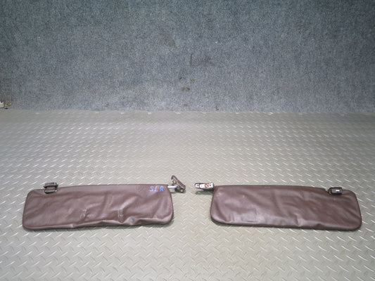 73-85 Mercedes R107 Sl-class Set of 2 Front Left & Right Sun Visor Brazil OEM