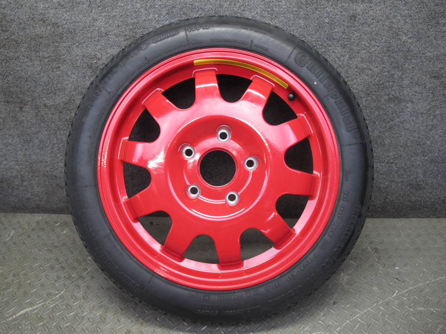 97-04 Porsche Boxster 986 Emergency Spare Tire Wheel 17x3.5 ET19 Conti 105/95