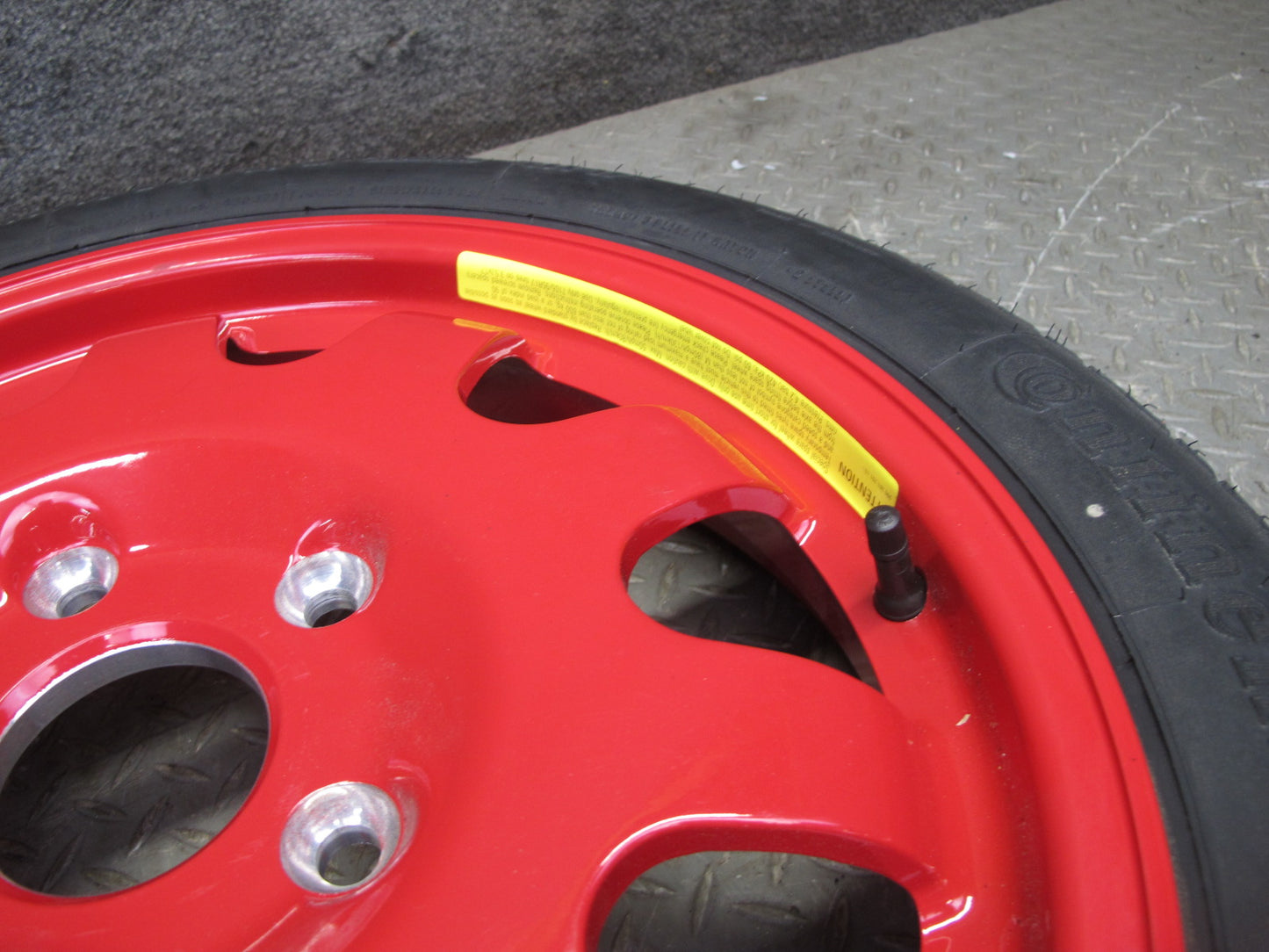 97-04 Porsche Boxster 986 Emergency Spare Tire Wheel 17x3.5 ET19 Conti 105/95