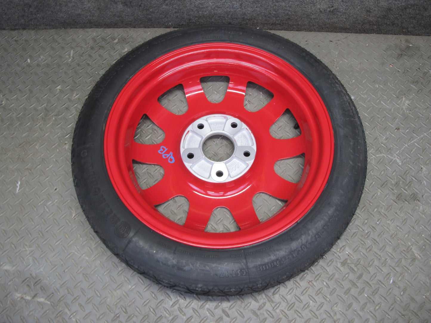 97-04 Porsche Boxster 986 Emergency Spare Tire Wheel 17x3.5 ET19 Conti 105/95