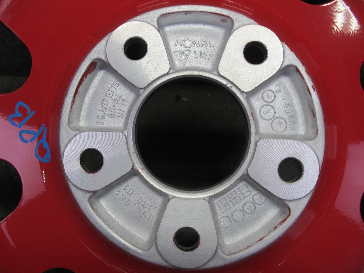 97-04 Porsche Boxster 986 Emergency Spare Tire Wheel 17x3.5 ET19 Conti 105/95