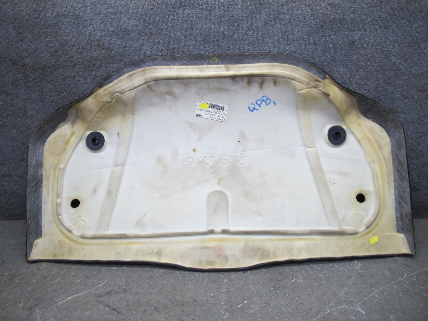 1997-2004 Porsche Boxster 986 Engine Compartment Carpet Liner Trim Cover Set
