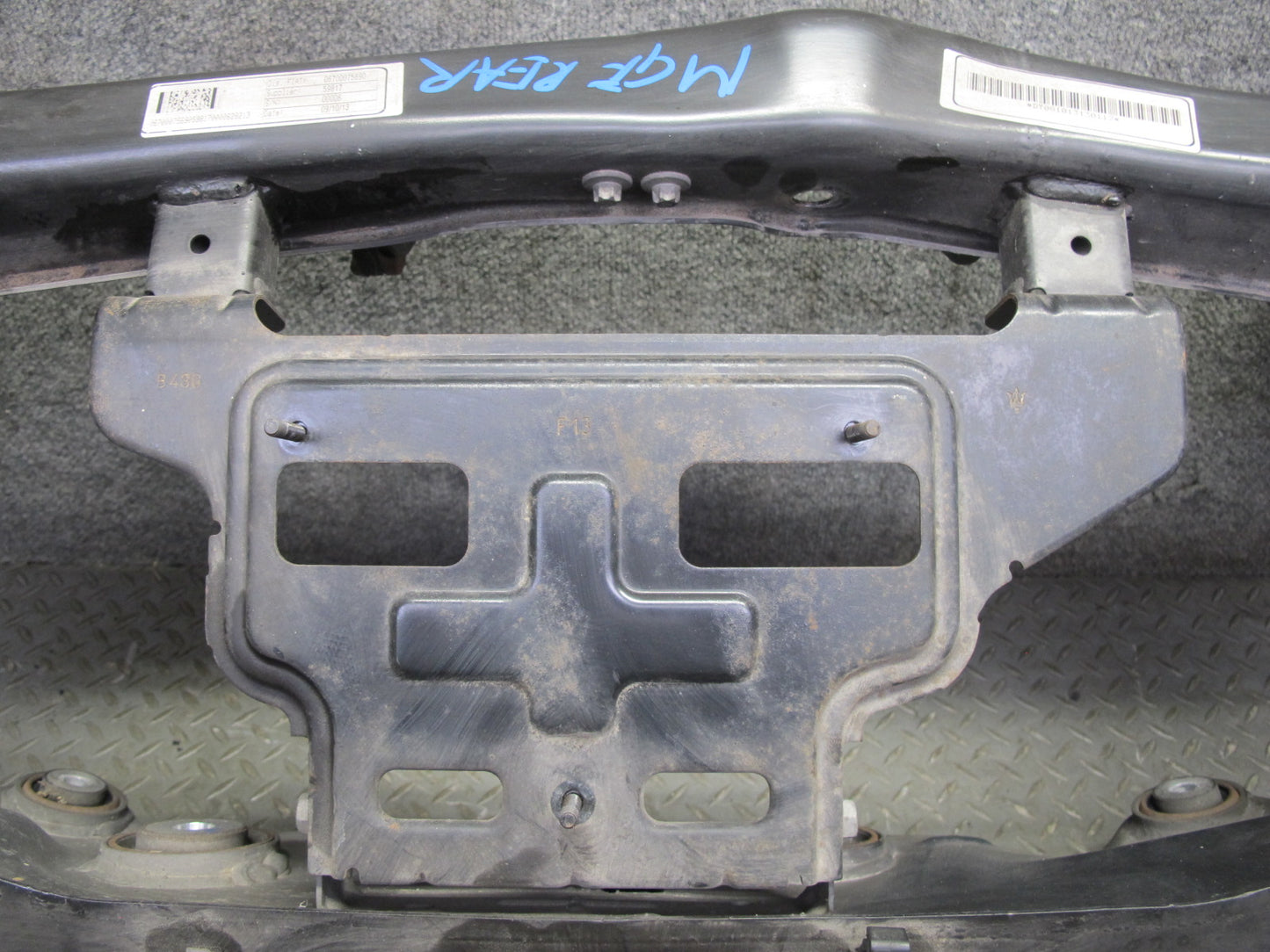2014-2020 Maserati Ghibli M157 SQ4 AWD Rear Subframe Crossmember Carrier