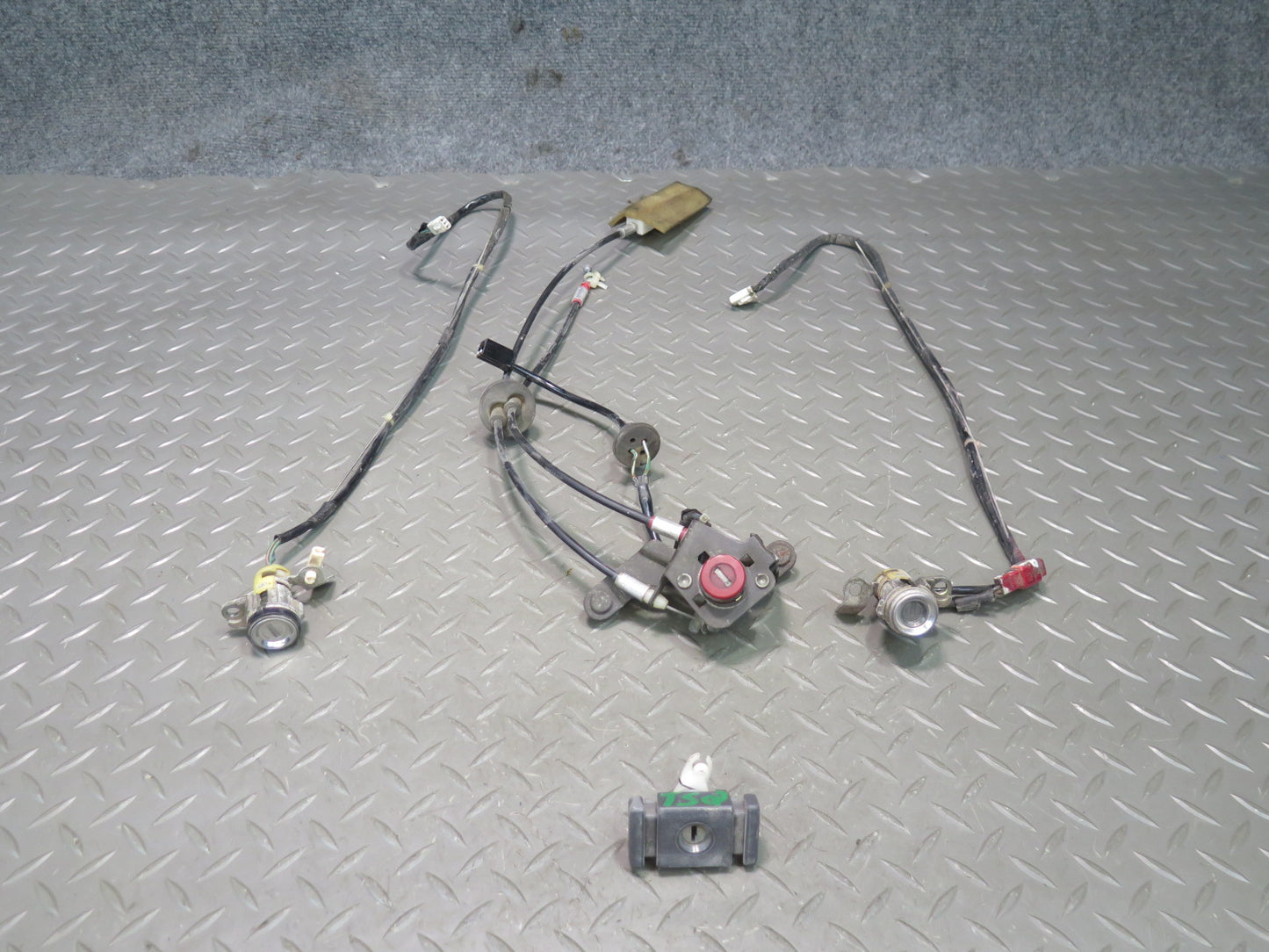 89-92 Toyota Supra MK3 Left & Right Door Trunk Glove Box Lock Cylinder Set OEM