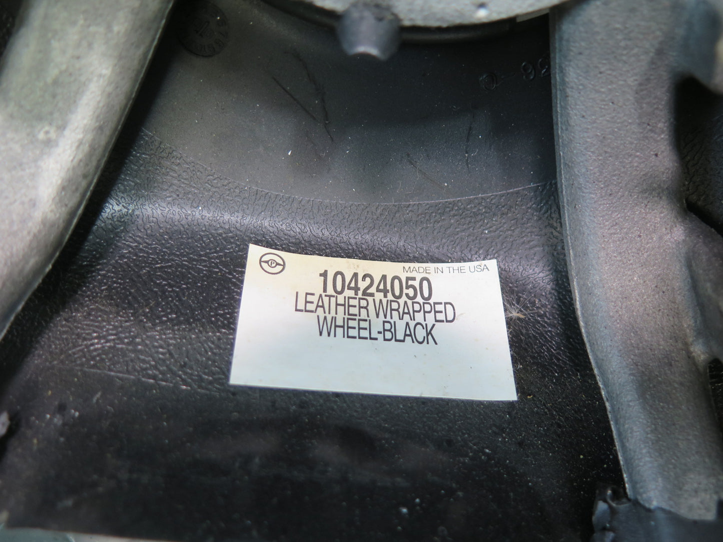 97-04 Chevrolet Corvette C5 Leather Steering Black 10424050 OEM