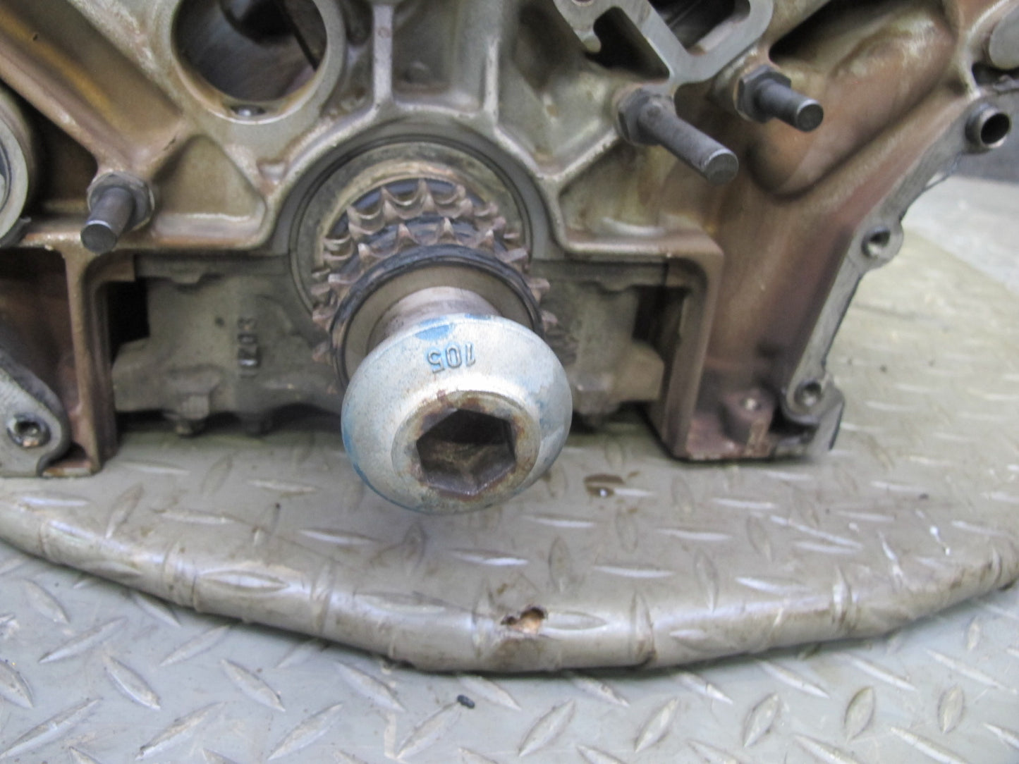 99-02 Mercedes R129 SL500 M113.961 Engine Cylinder Block w Crankshaft OEM