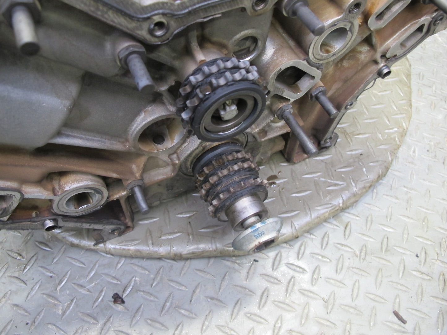 99-02 Mercedes R129 SL500 M113.961 Engine Cylinder Block w Crankshaft OEM