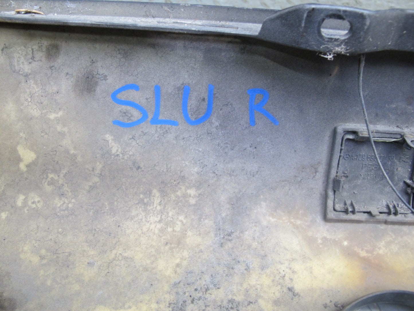 96-02 Mercedes R129 Sl-class Set of 2 Side Skirt Rocker Panel Molding Black OEM