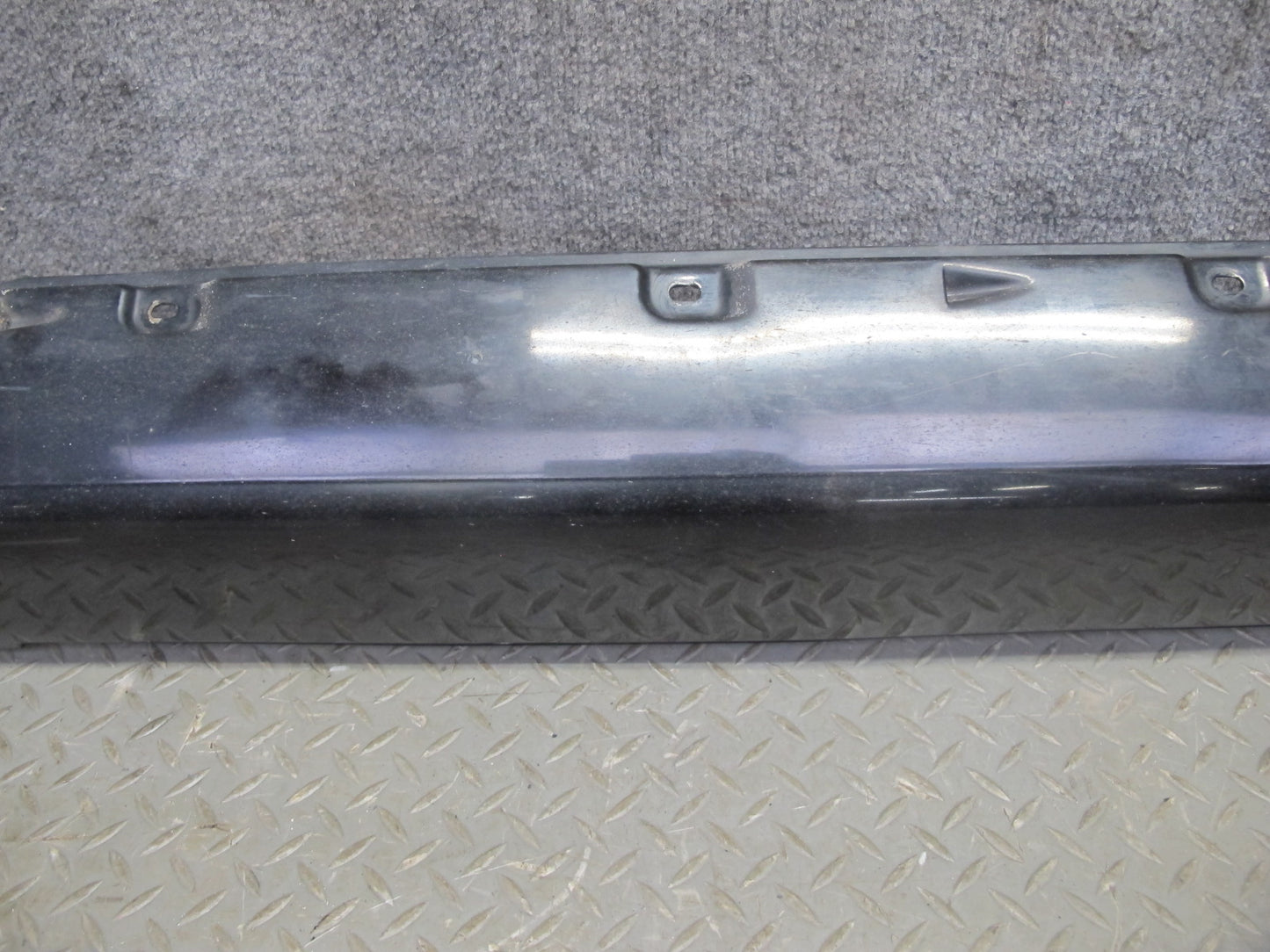 96-02 Mercedes R129 Sl-class Set of 2 Side Skirt Rocker Panel Molding Black OEM