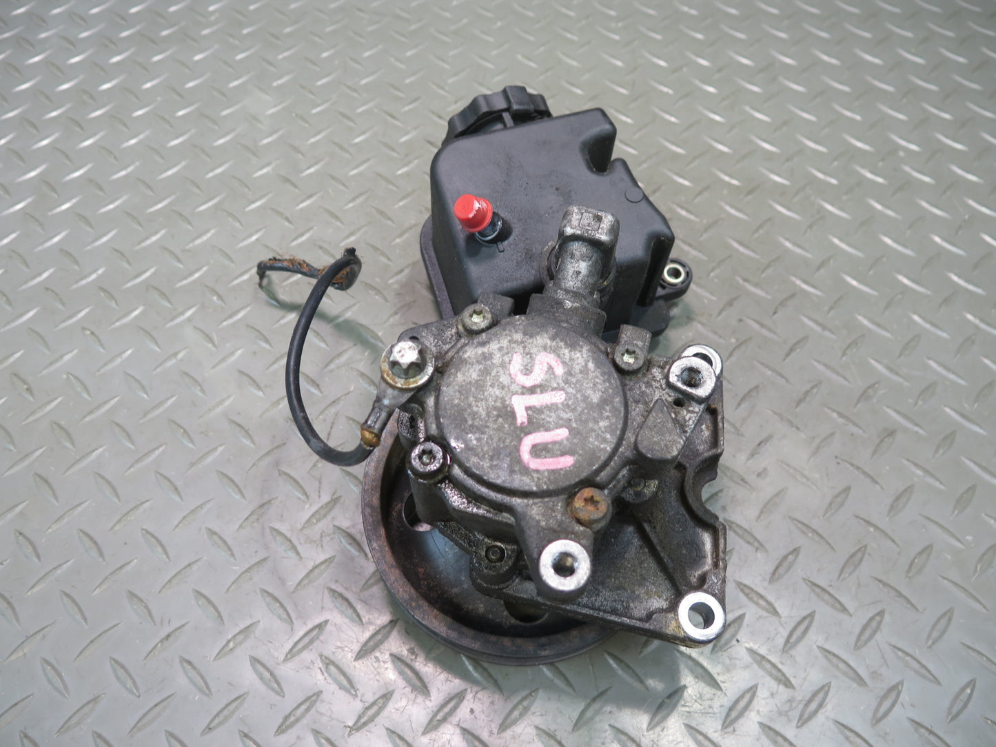 99-02 Mercedes R129 SL500 Hydraulic Power Steering Pump w Reservoir Assy OEM