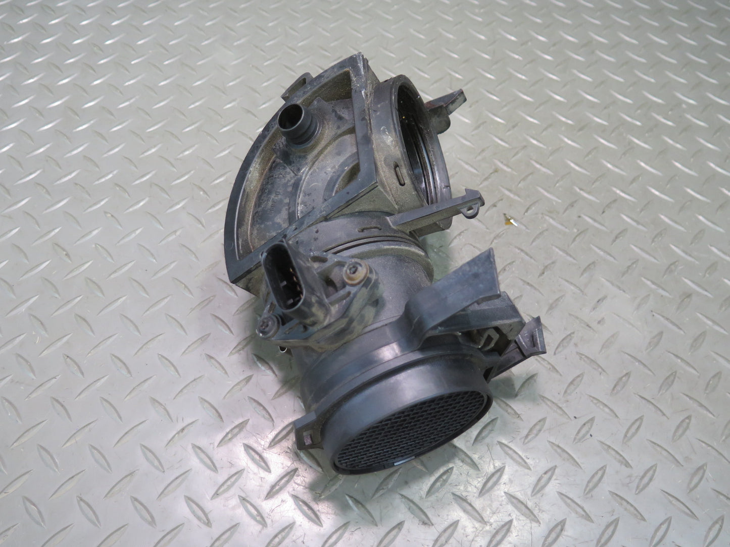 99-02 Mercedes R129 SL500 Mass Air Flow Meter MAF Sensor w Intake Pipe OEM