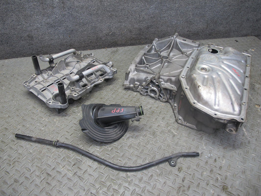 17-19 Porsche Panamera 971 2.9L Csza Engine Oil Pan Sump Tray Tube Set