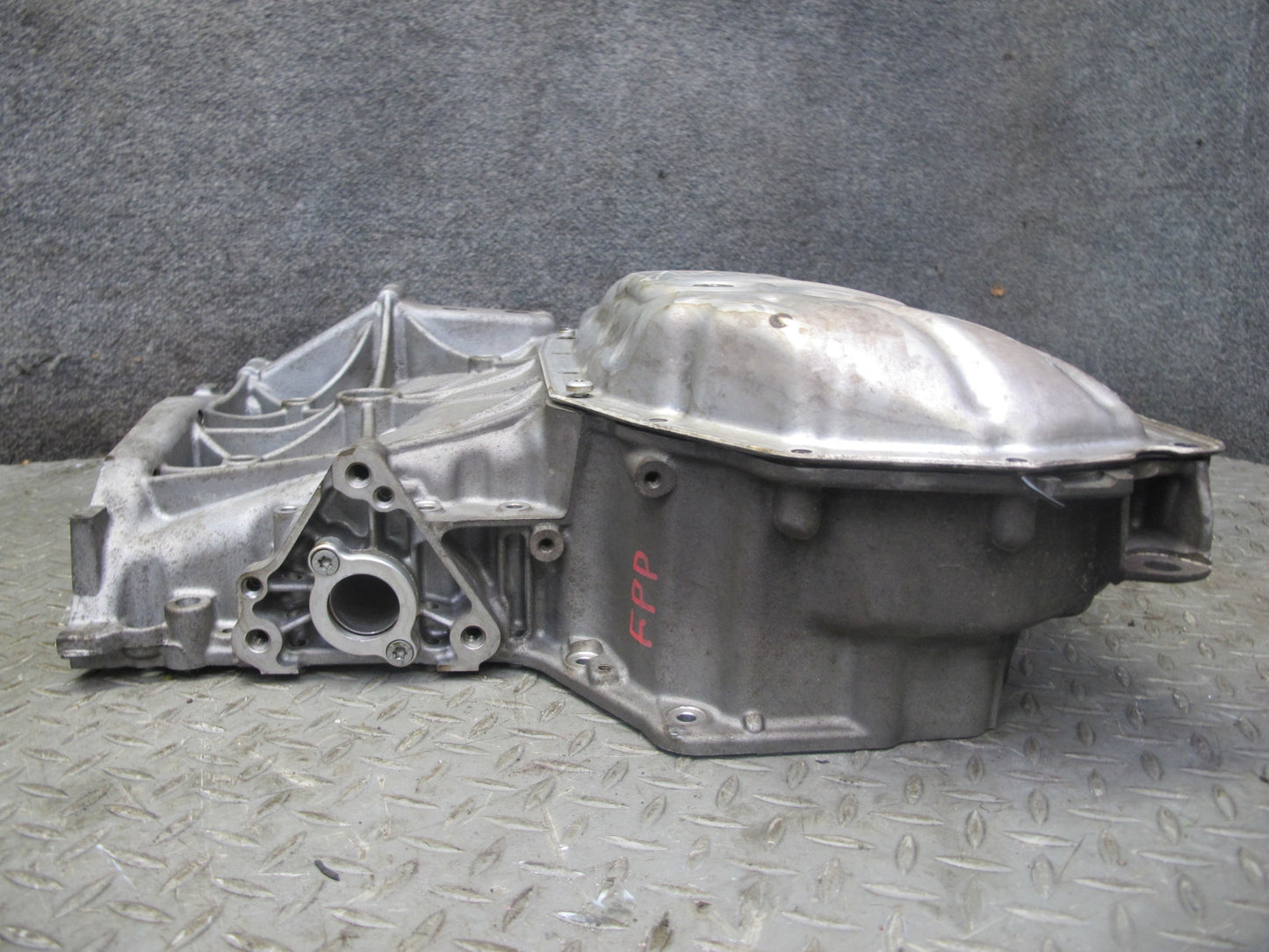 17-19 Porsche Panamera 971 2.9L Csza Engine Oil Pan Sump Tray Tube Set