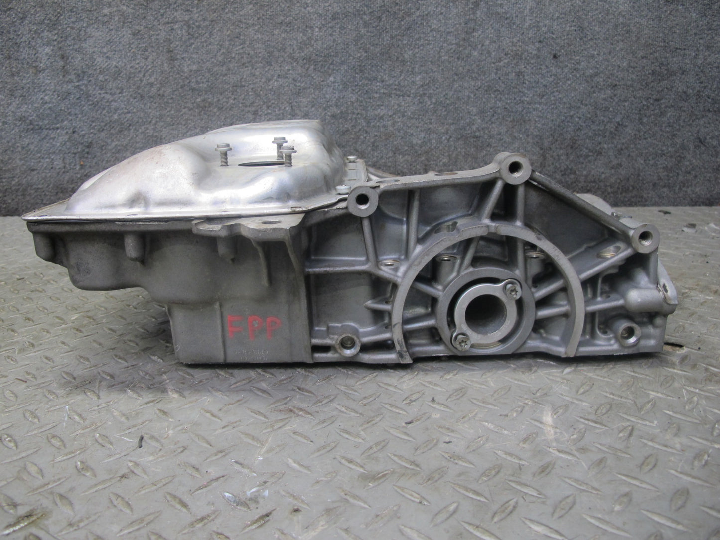 17-19 Porsche Panamera 971 2.9L Csza Engine Oil Pan Sump Tray Tube Set