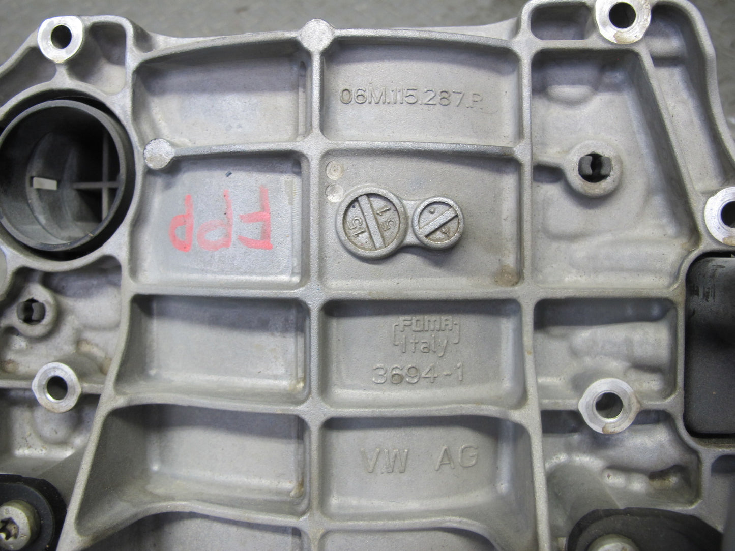 17-19 Porsche Panamera 971 2.9L Csza Engine Oil Pan Sump Tray Tube Set