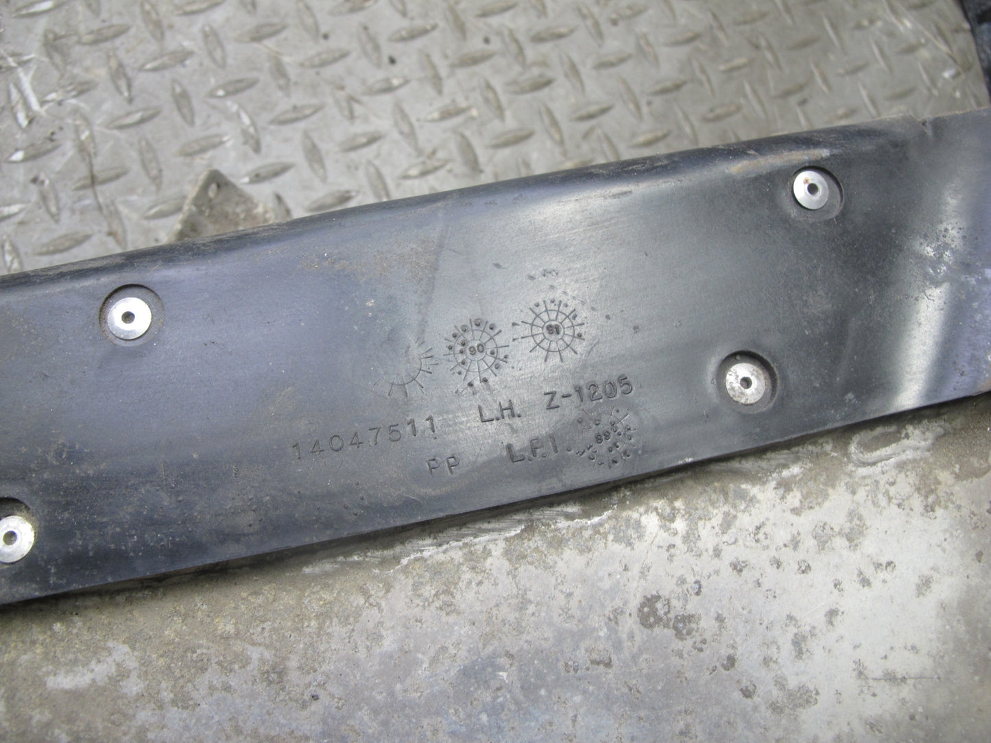 84-92 Chevrolet Corvette C4 Rear Bumper Reinforcement Impact Bar OEM