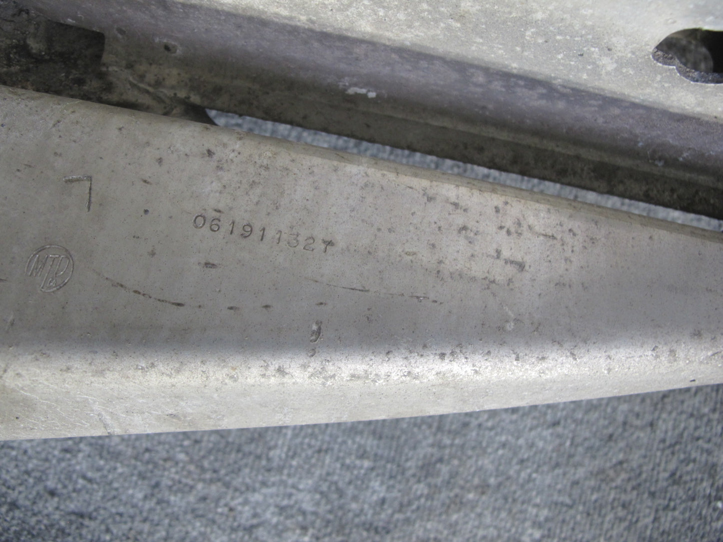 84-92 Chevrolet Corvette C4 Rear Bumper Reinforcement Impact Bar OEM